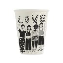 Keramik-Becher - striped Love