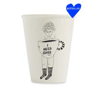 Keramik-Becher - Coffee Now