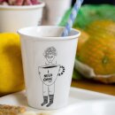 Keramik-Becher - Coffee Now