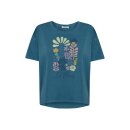 Les Fleurs (Feel/T-Shirt/GOTS) True Blue