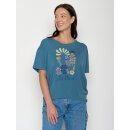 Les Fleurs (Feel/T-Shirt/GOTS) True Blue