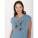 Damen T-Shirt Tucan Flower