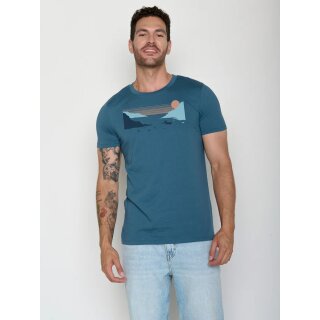 Herren T-Shirt Canoe Fjord