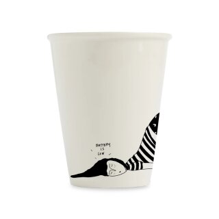 Keramik-Becher - Battery low