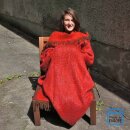 Mohair-Decke Laia, rot