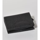 Geldtasche schwarz aus Rindsleder
